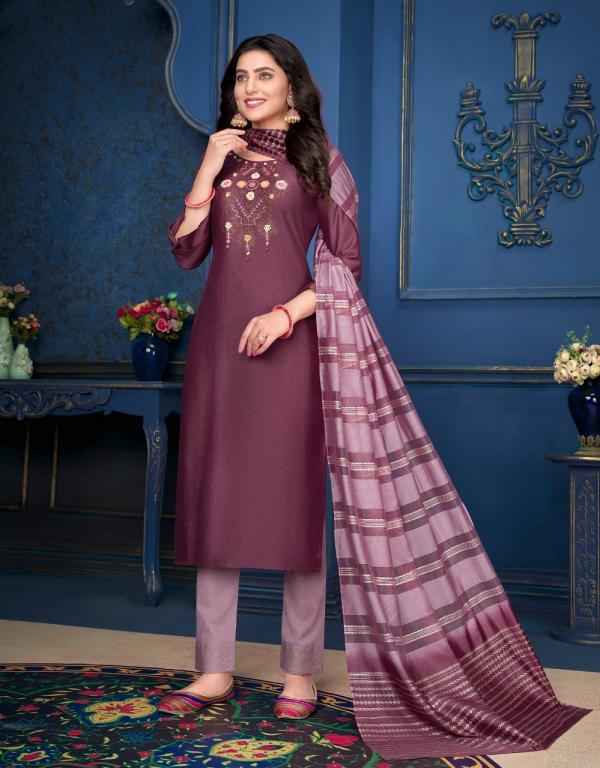 Lily And Lali Muskan 3 Exclusive Wear Silk Designer Readymade Suit